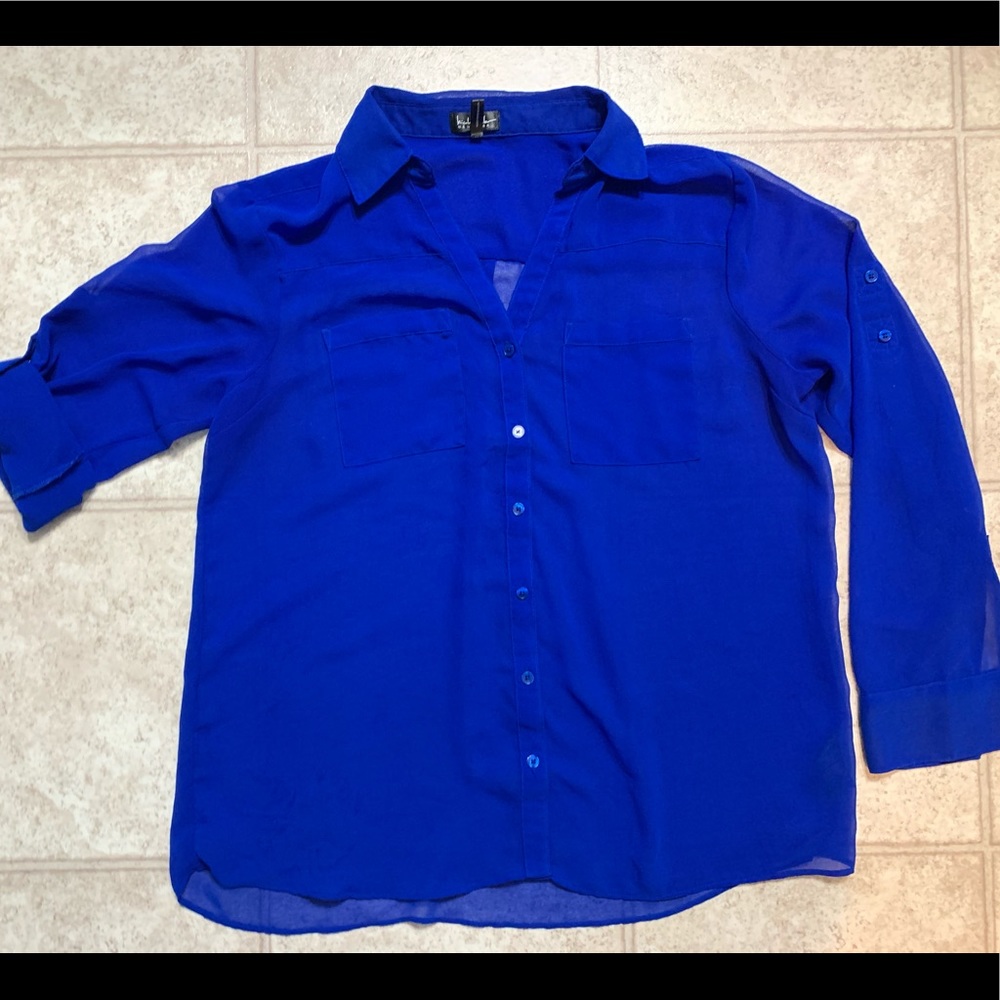 Nicole Miller chiffon top